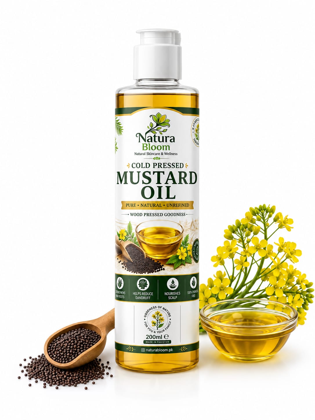 Cold Pressed Mustard Oil