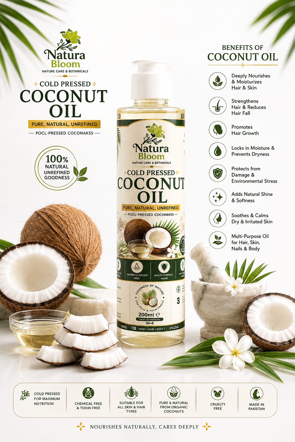 Cold Pressed Coconut Oil