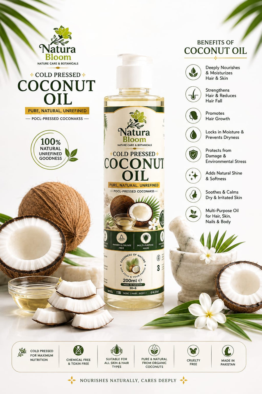 Cold Pressed Coconut Oil