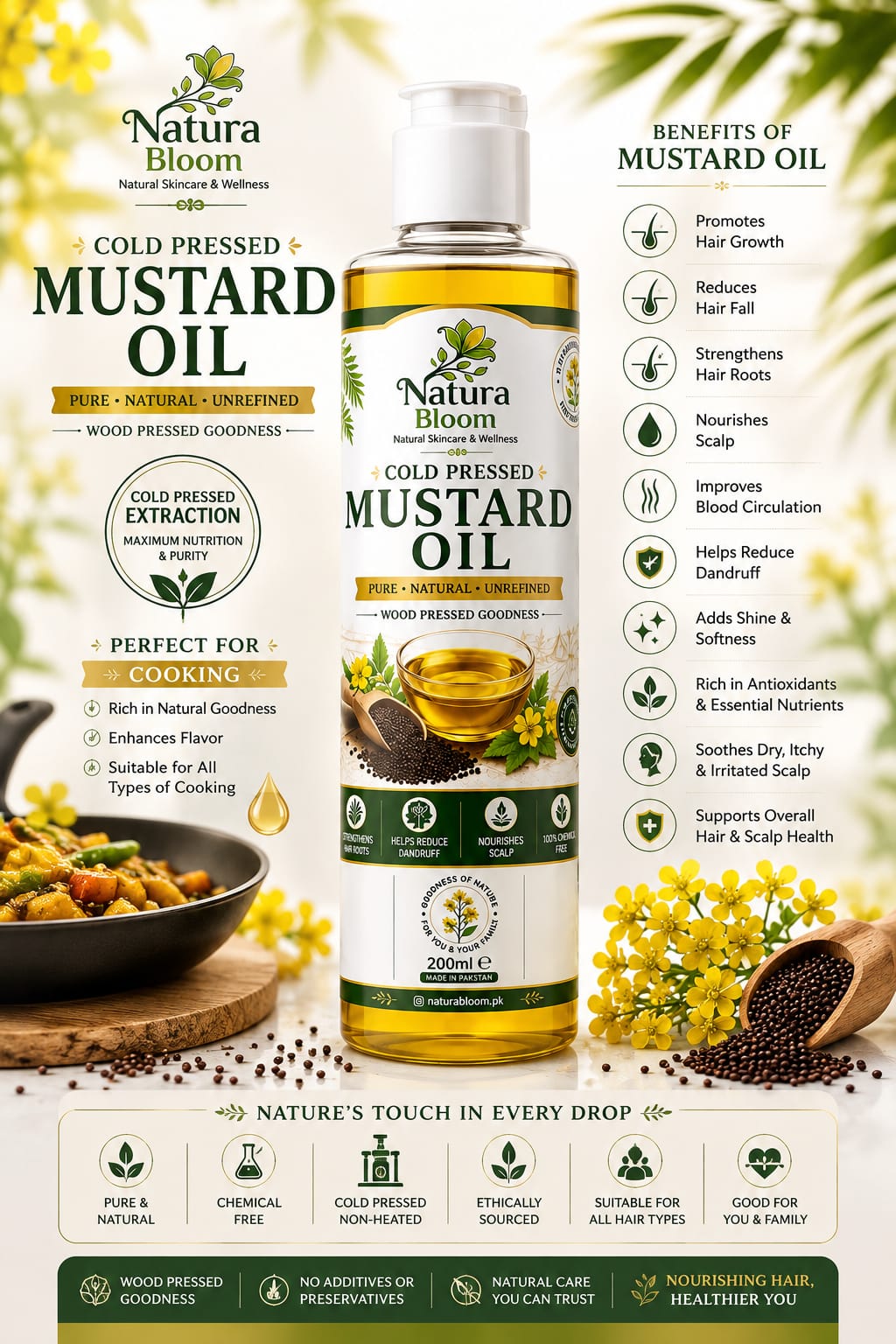 Cold Pressed Mustard Oil