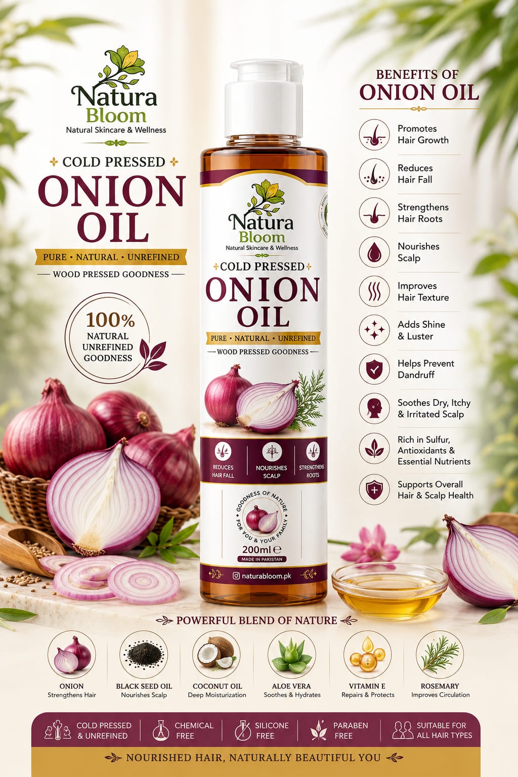 Cold Pressed Onion Oil