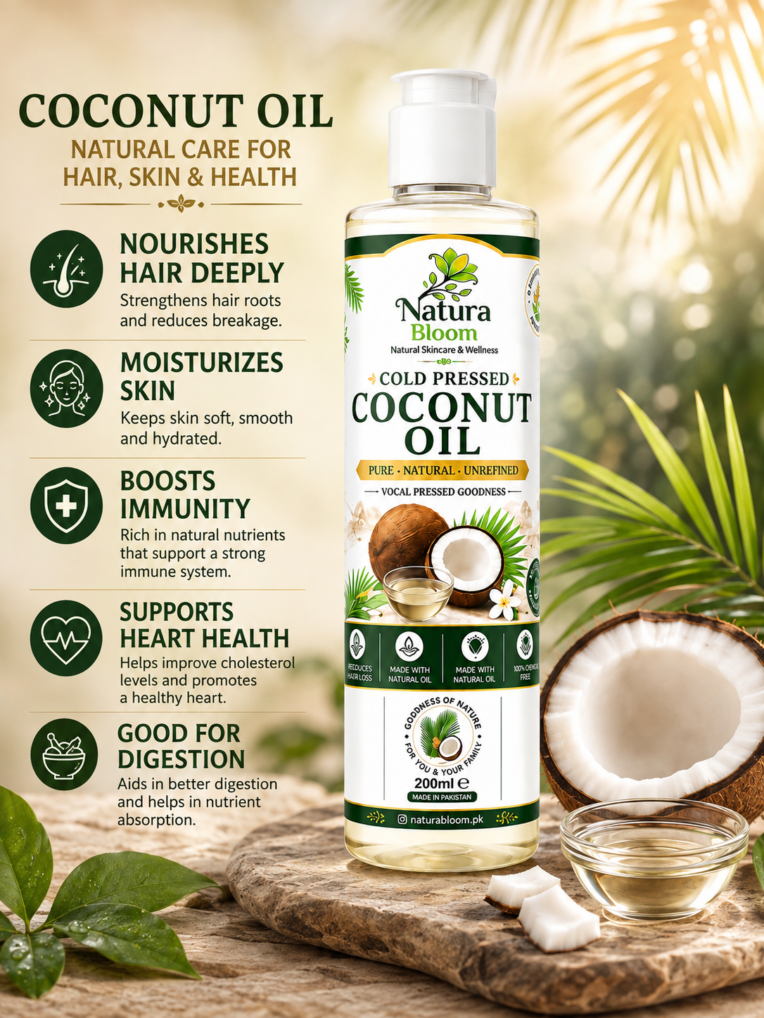 Cold Pressed Coconut Oil