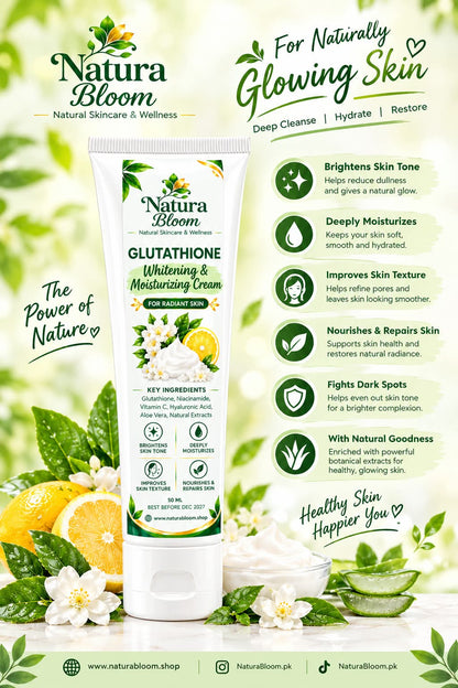 Glutathione Whitening & Moisturising Cream 50ml