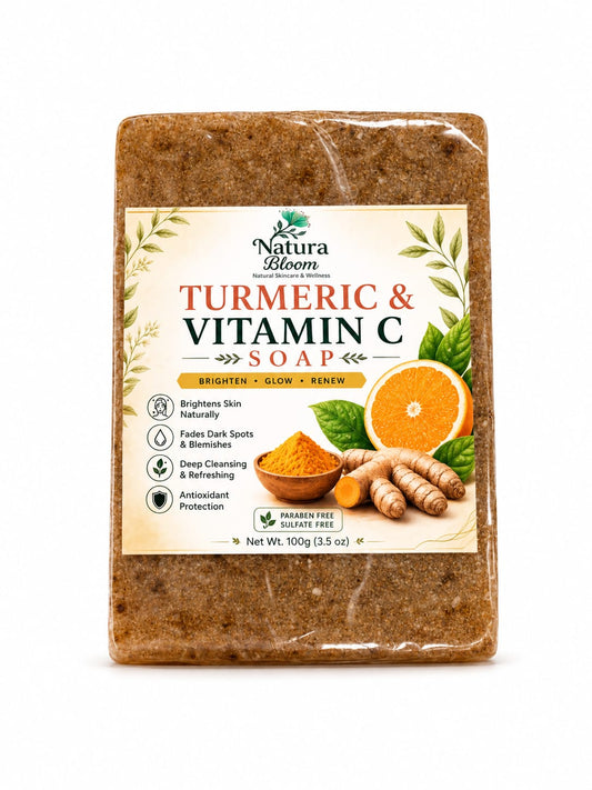 Natura Bloom Turmeric & Vitamin C Soap 